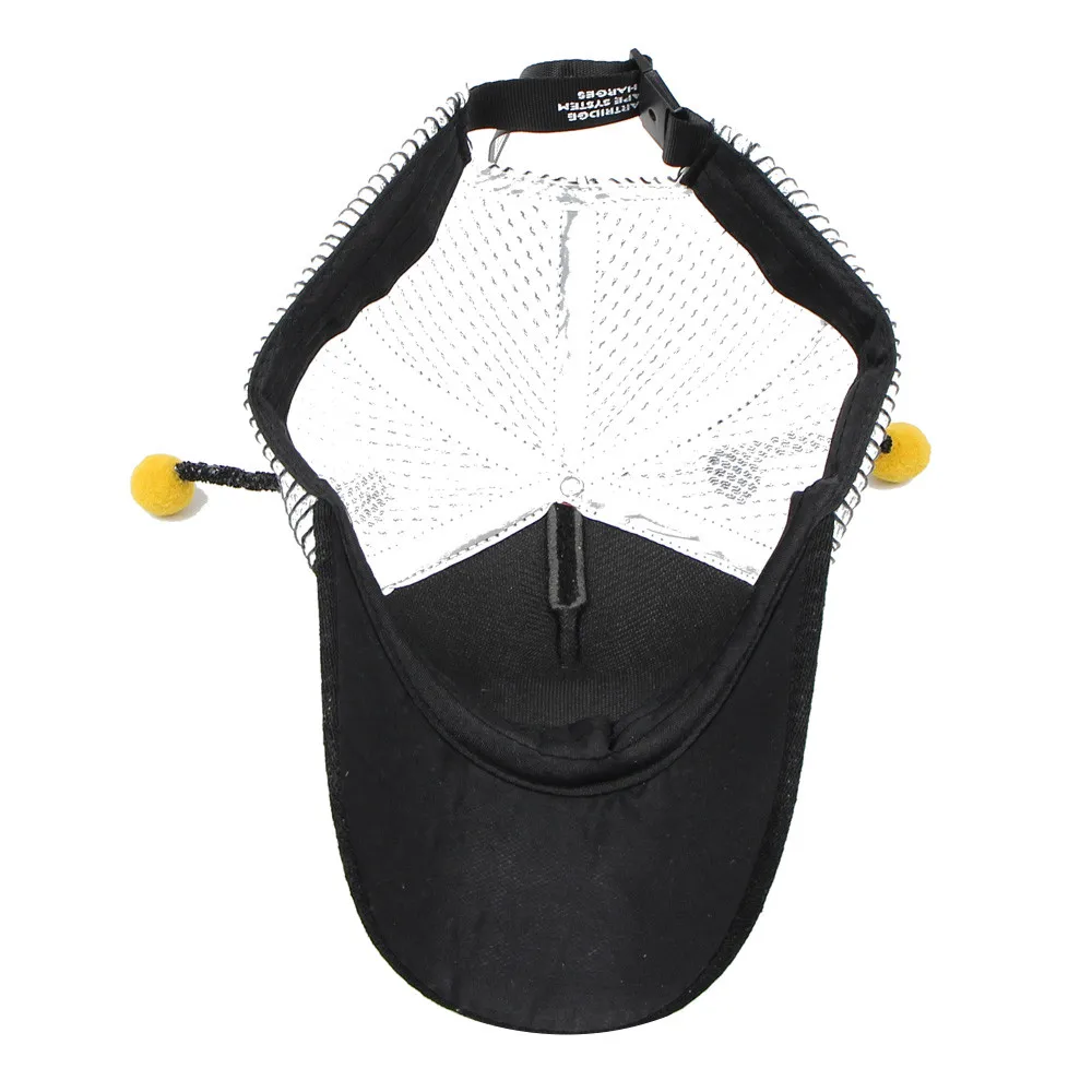 Summer Baby Cap Kids Boy Adjustable Baseball Caps Cute cap cartoon little bee tentacles boys and girls net hat visor L0607 | Детская