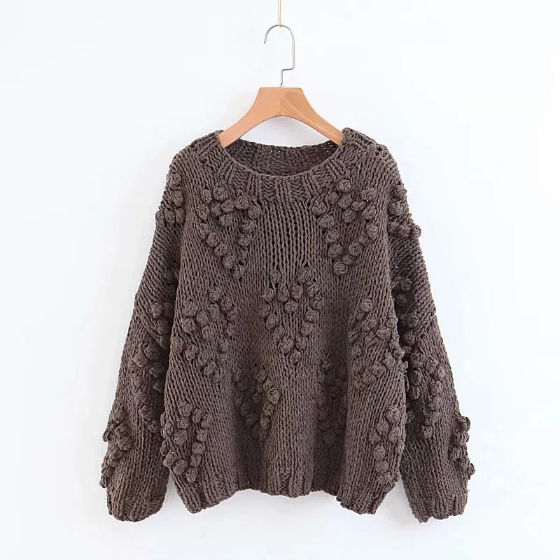 High quality Women Sweaters 2018 Fashion O-neck Long Sleeve Heart Shape Knitted Pullovers | Женская одежда