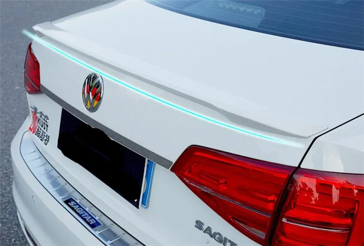 Для VW спойлер Jetta Высокое качество ABS Материал заднее крыло грунтовка цвет задний спойлер для Volkswagen спойлер Jetta