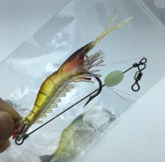 3 шт./лот рыболовная приманка со встроенным крючком светящаяся набор наживки из