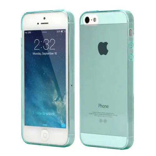 TOP crystal slim Ultra thin Squishy TPU Case for iphone 5 5s 5G SE 4.0&quot soft protector cover skin shell back Mobile Phone Bag |