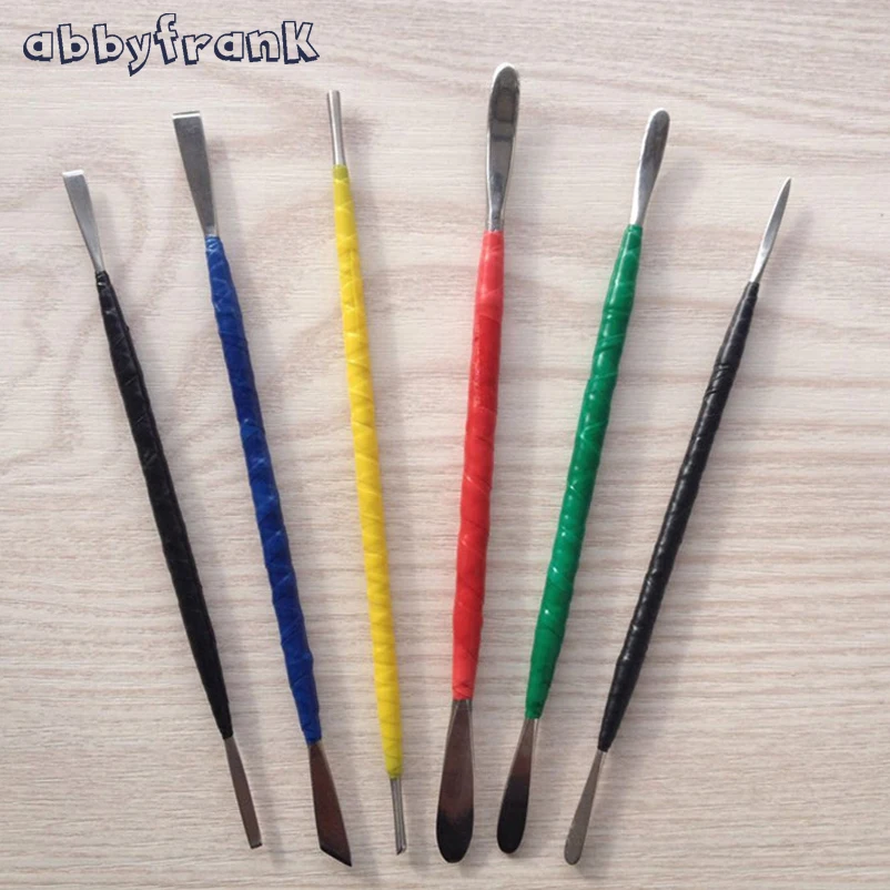 Abbyfrank 6 шт./компл. Fimo инструменты из полимерной глины ручные поделки скульптура