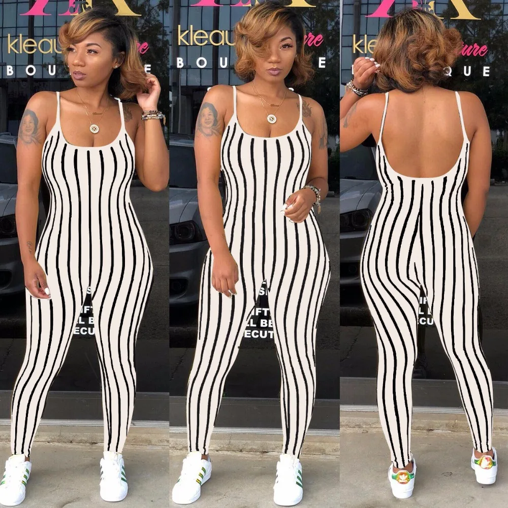 2018 новые модные женские туфли пикантные вечерние полосатые комбинезоны дамы