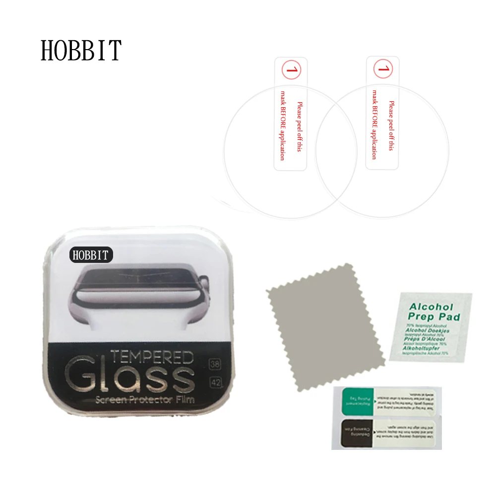 2PACK 0.3mm 2.5D 9H Clear Tempered Glass Screen Protector For Lemfo LEM7 MT6737 M7S Smart Watch Scratch Resistant Film | Электроника