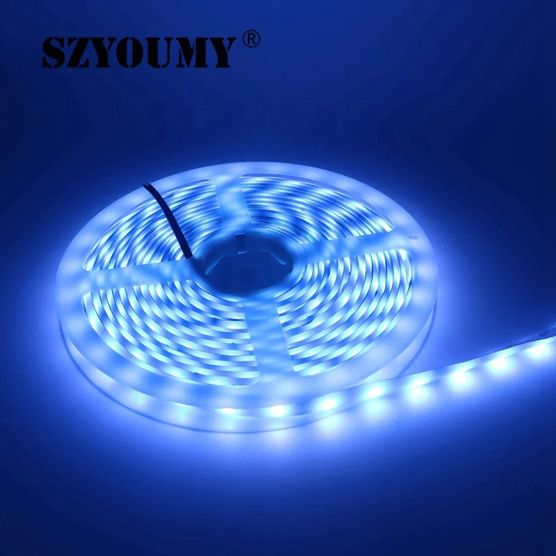 

SZYOUMY New Arrival 5630 SMD Neon LED Strip Rainbow Light Purple/Pink/Green/orange/Blue Waterproof 300 Leds Fluorescent Color