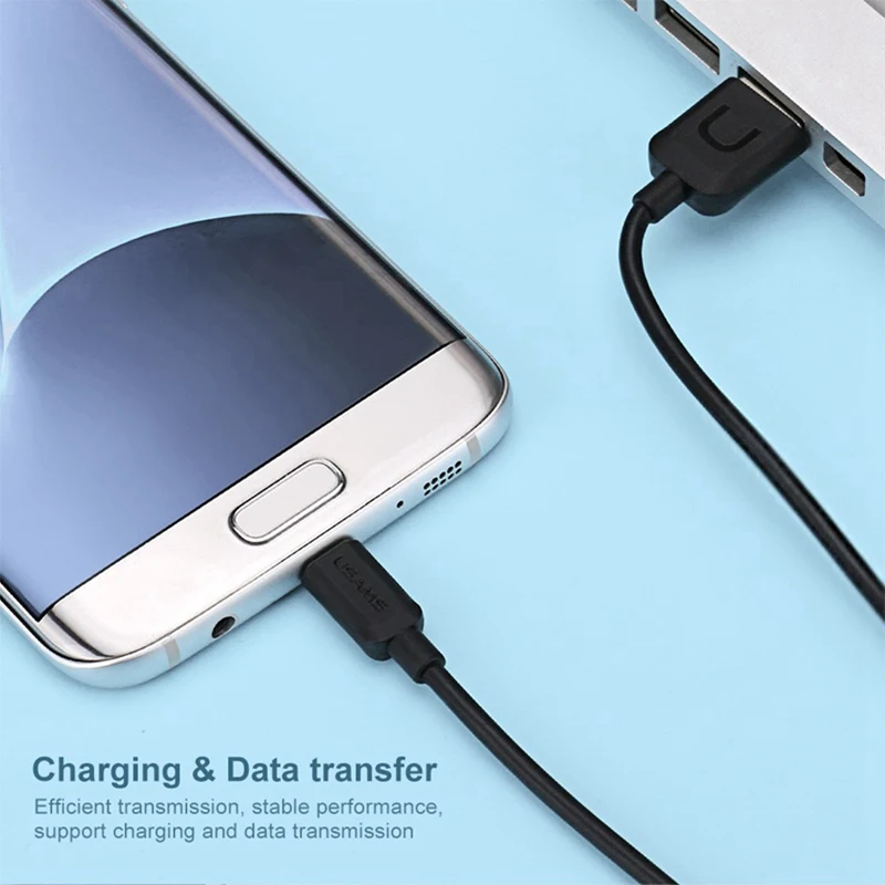 Оригинальные Кабели Micro USB для мобильных телефонов USAMS Usb 2 0 кабель быстрой зарядки