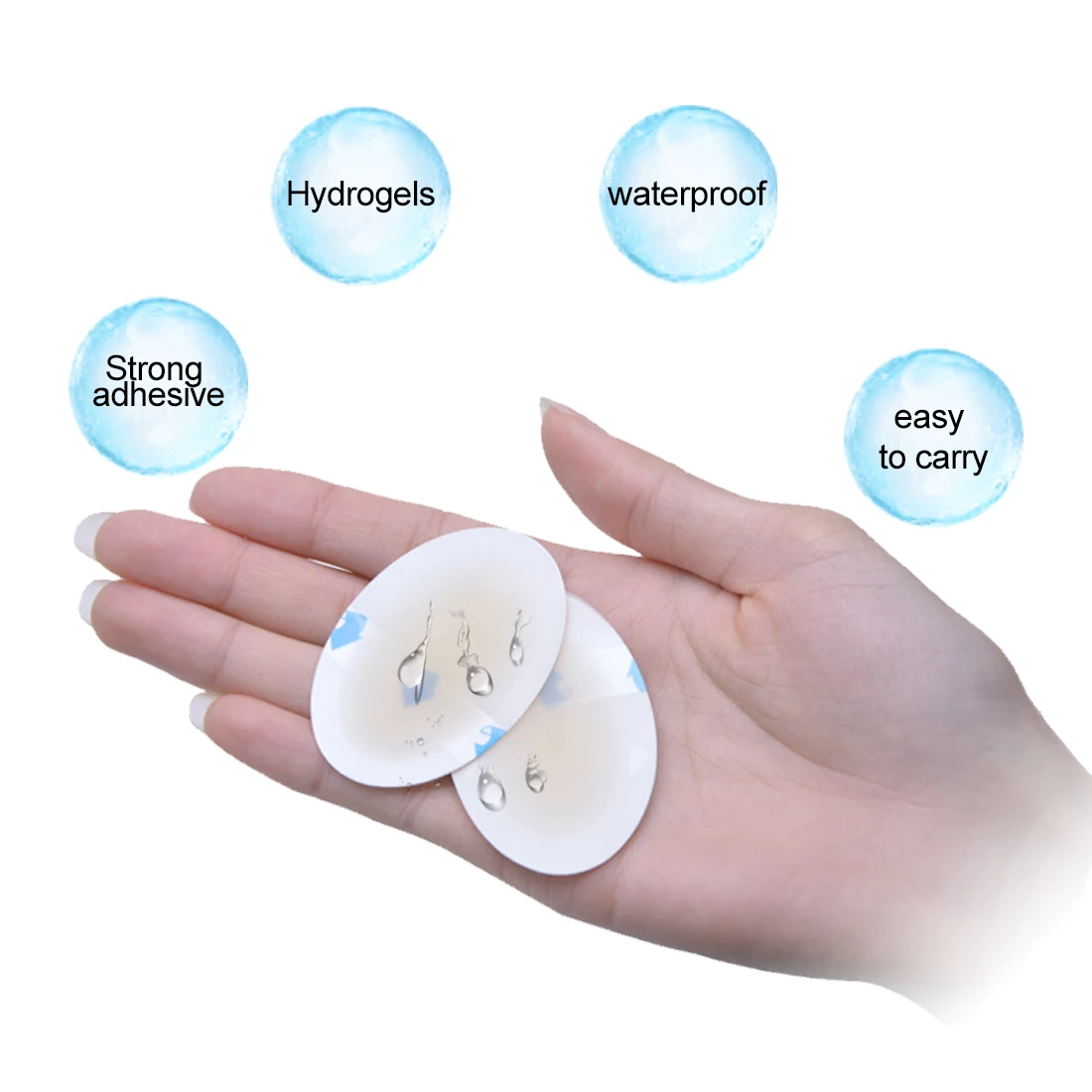2pcs The Blisters Stickers Women High Heels Foot Care Skin Hydrocolloid Plaster Blister Heel Protector Patches D1147