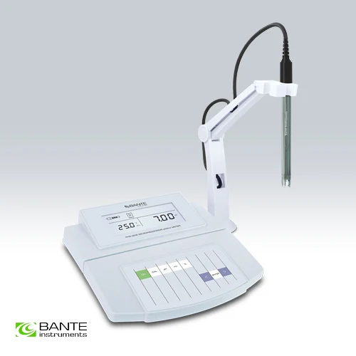 Оригинальный бренд BANTE Стандартный Лабораторный Benchtop pH мВ Измеритель