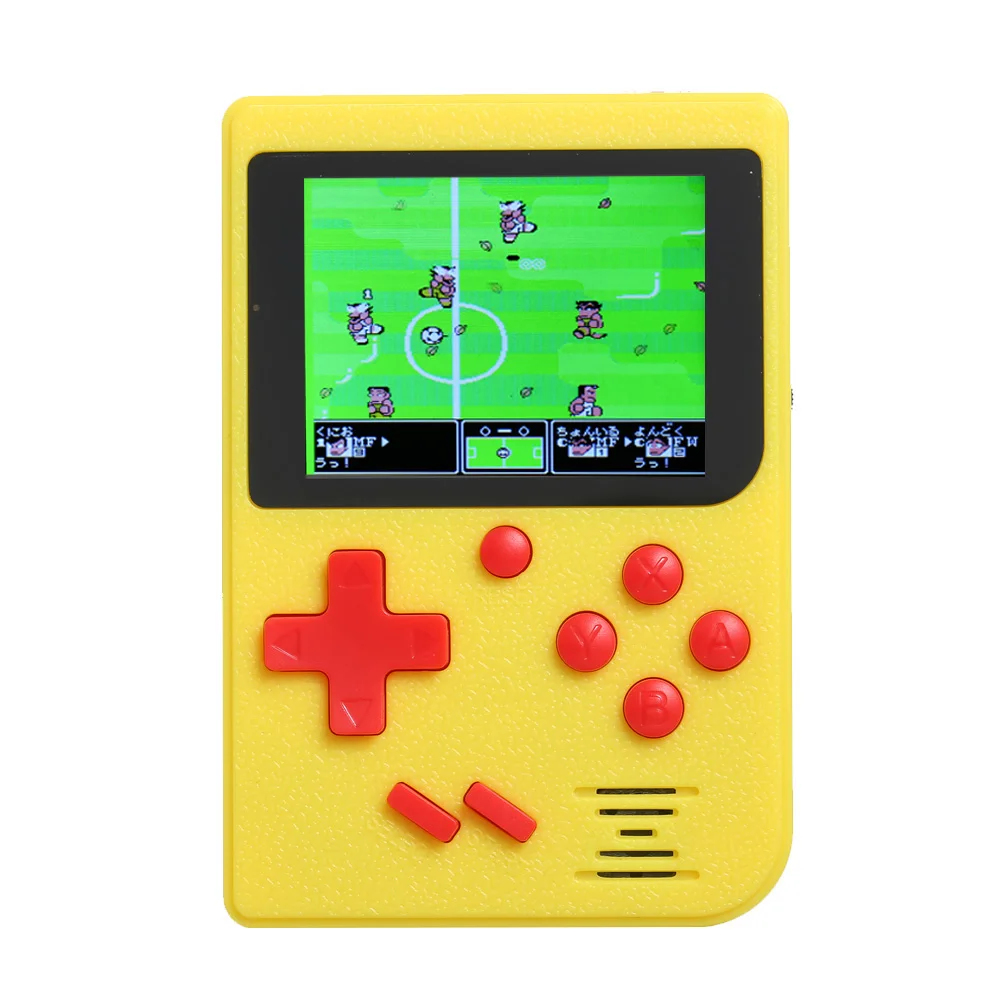 Оранжевый Портативная игровая консоль 2.4in lcd 8 bit портативный игровой плеер Видео консоль встроенные 129 Ретро игры - Цвет: Оранжевый