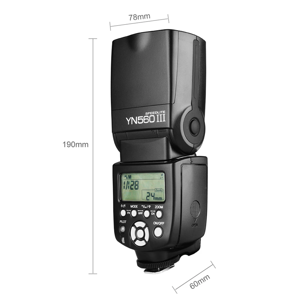 3 шт. Yongnuo YN560-III YN560 III Беспроводная ручная Вспышка Speedlite+ YN-560TX ЖК-контроллер для Canon Nikon DSLR камера