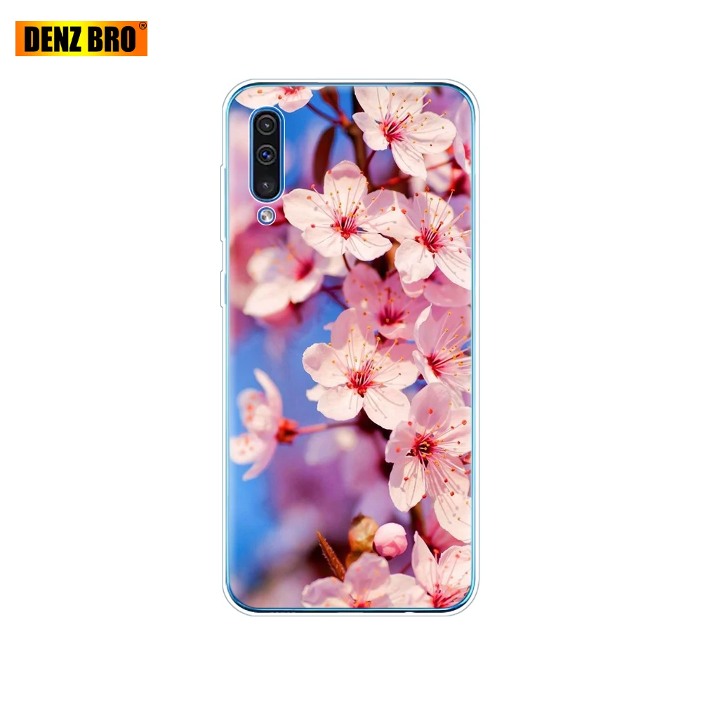 Для samsung Galaxy A50 силиконовый чехол ТПУ Прозрачная задняя крышка телефона для samsung A50 A505 A505F SM-A505F мягкий чехол 6,4 coque - Цвет: 61900