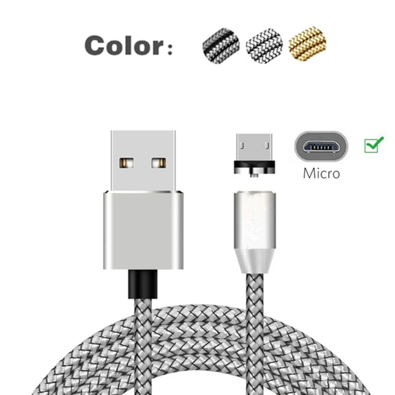 Магнитный кабель Micro USB + QC 3 0 для быстрой зарядки телефонов Samsung A7 2018 Xiaomi 6A Redmi 7 6 Huawei