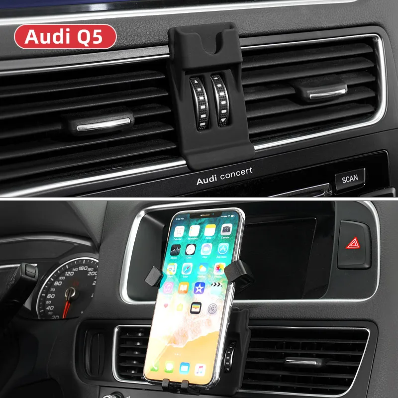 Для ауди Audi A3 8V A4 B9 A5 A6 C7 Q3 Q5 Sportback держатель для телефона в машину авто крепление