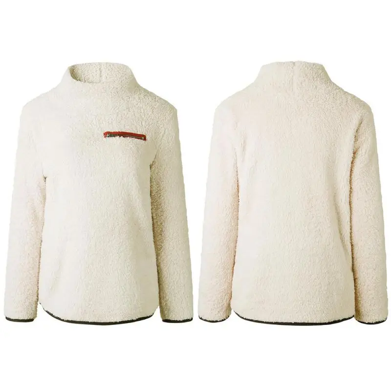 

2018 New Women Sweater Fashion Long Sleeve Turtleneck Casual Sweaters Pullovers With Zipper Basic White Cotton Warm Tops