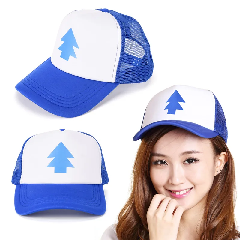 1 шт. Женская и Мужская бейсболка для дальнобойщика Pine Tree Dipper Gravity Fall Mesh Hat