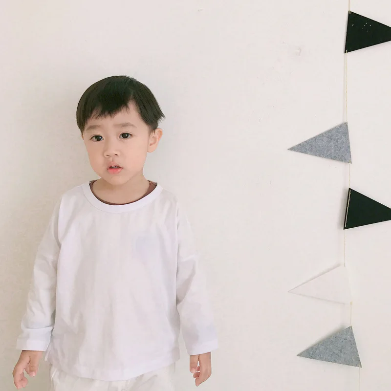 2018 Демисезонный Повседневное хлопок для маленьких мальчиков Для детей Длинные
