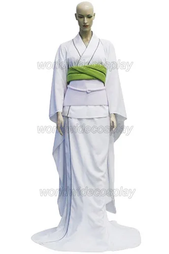 Костюм для косплея Bleach Rukia Kuchiki's Zanpakuto Sode no Shirayuki Бесплатная доставка на Хэллоуин