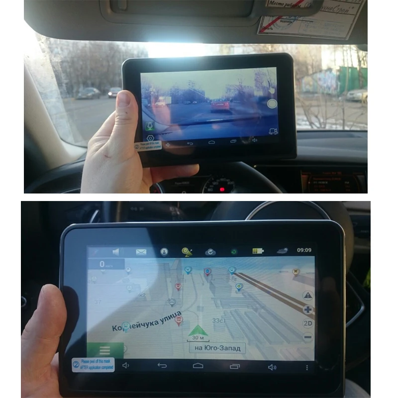 7 дюймов автомобильный gps навигатор для android Автомобильный ВИДЕОРЕГИСТРАТОР