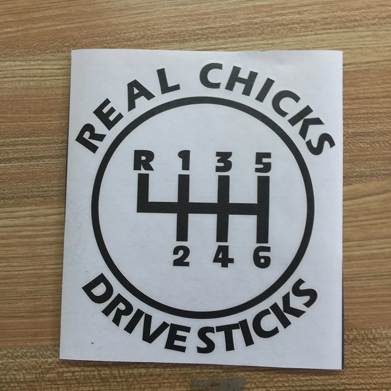 Автомобильный Стайлинг настоящие цыплята наклейка винил Fck изображение Jdm