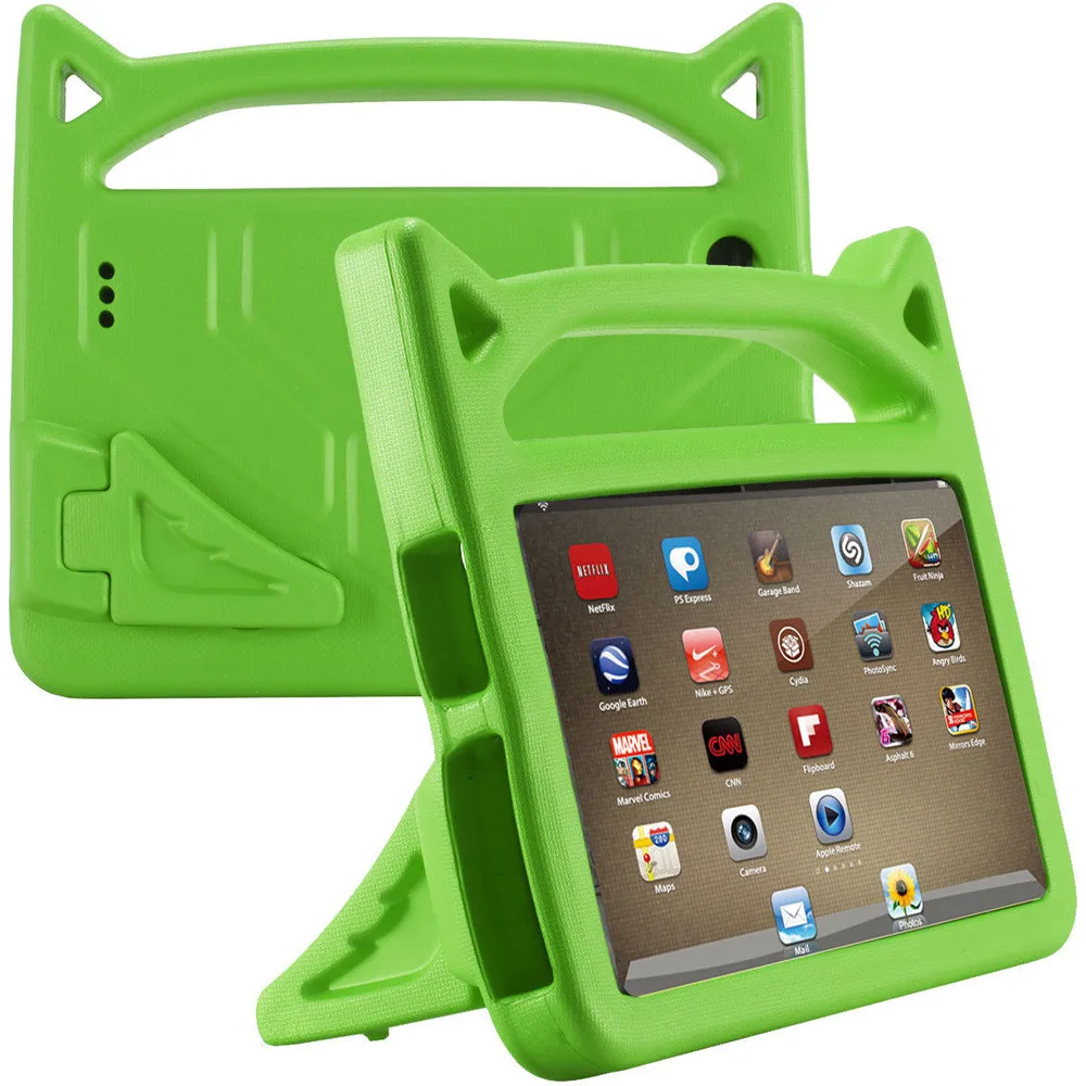 Силиконовый чехол для Amazon Kindle Fire 7 2015/2017 дети Безопасный EVA Резиновая Ручка Стенд