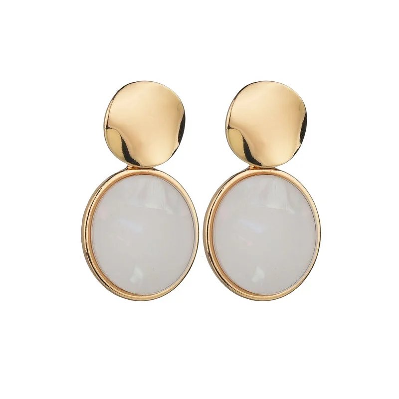 Женские Висячие серьги Exknl корейские вечерние в форме сердца из сплава стиле бохо