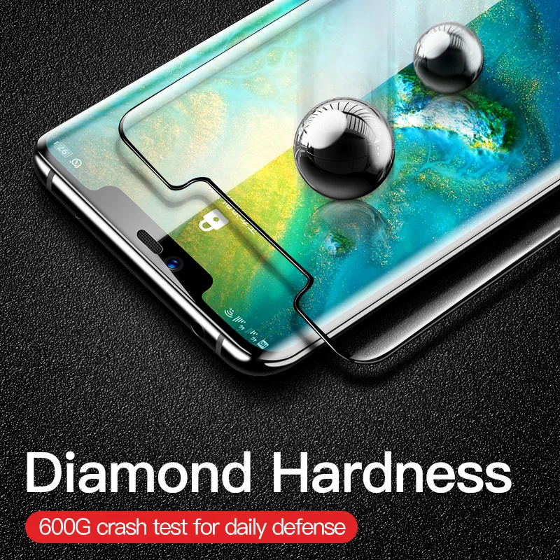 Msvii Glass For Huawei Mate 20 Pro Screen Protector Tempered Film 20X Curved Edge | Мобильные телефоны и аксессуары