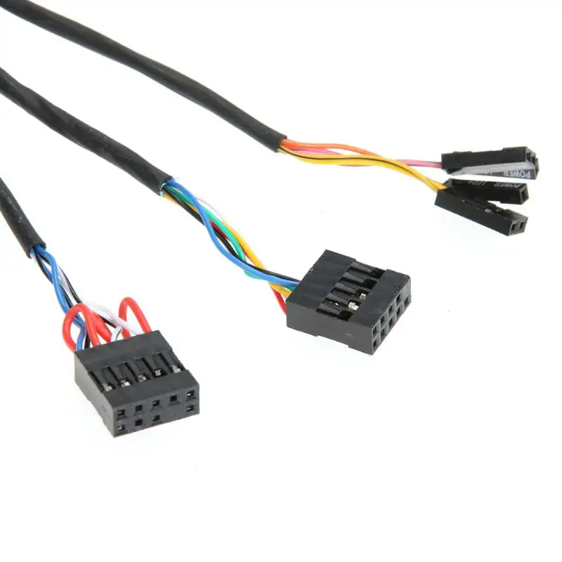 Mini Desk Mount PC Switch Extender Cable Power On/Off Reset Button Switch Extension Cable with Dual USB Port and Audio Plug image 6