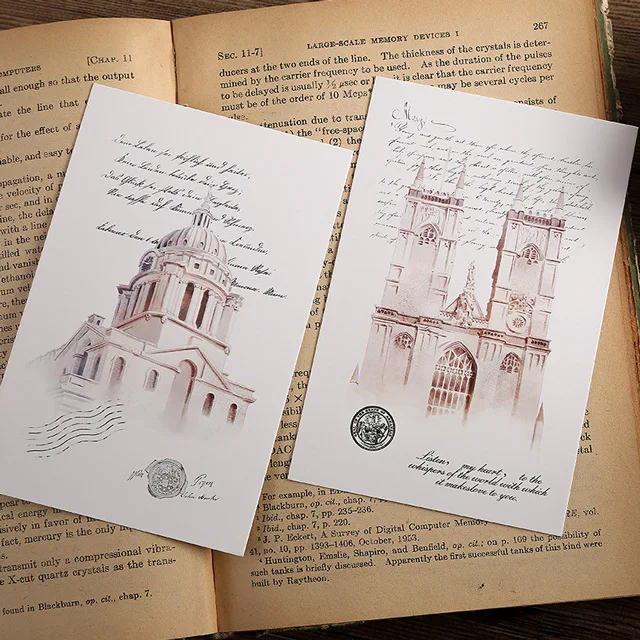 30 шт./компл. Новинка Даунтон аббатство серия открытка/поздравительная