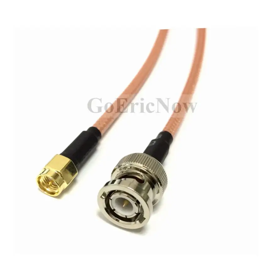 5 шт. RF коаксиальный BNC папа-SMA папа для RG142 Джампер WIFI антенна соединитель кабеля (15