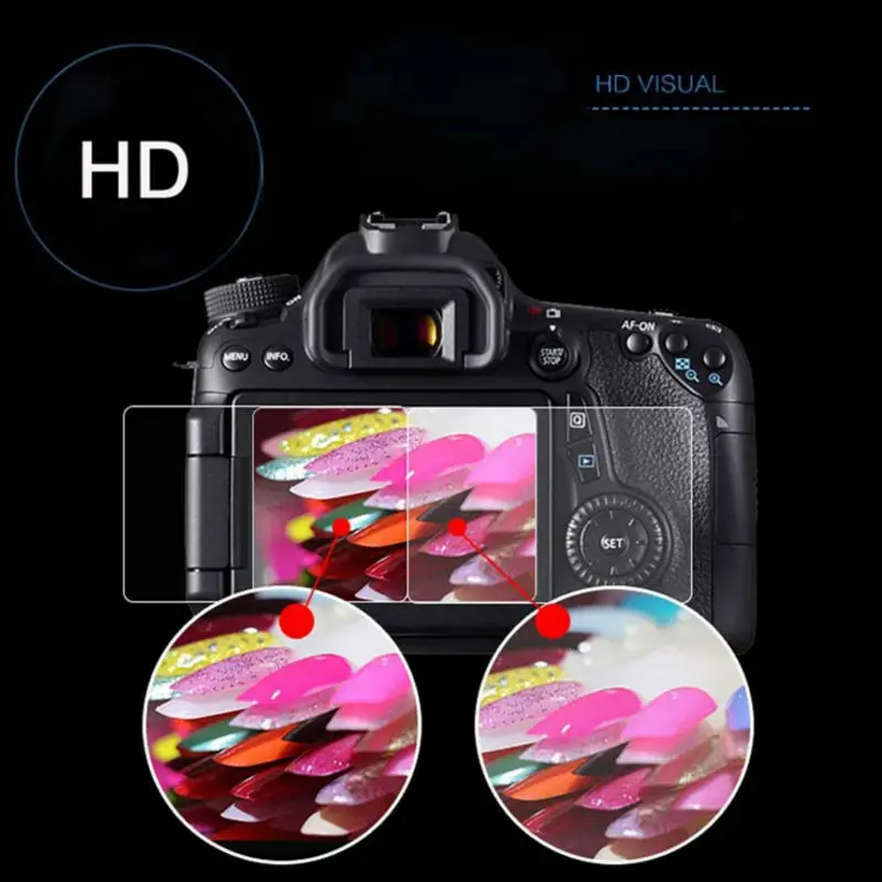Закаленное защитное стекло HD для цифровой зеркальной камеры Canon EOS 700D 750D 760D 70D