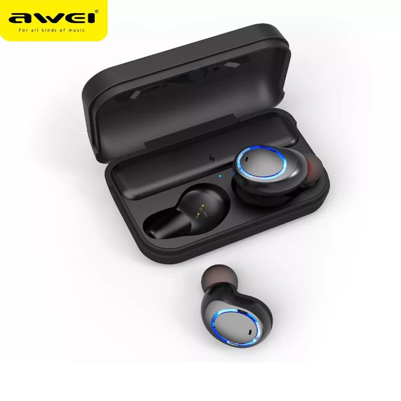 AWEI T3 Bluetooth наушники IPX4 водонепроницаемые беспроводные стерео гарнитура с