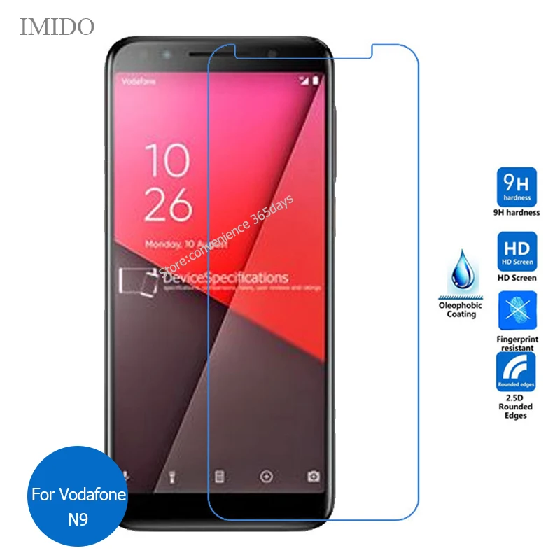 

For VodaFone Smart N9 Tempered Glass Screen Protector 9h Safety Protective Film on Voda Fone N 9 VFD-720 VFD 720