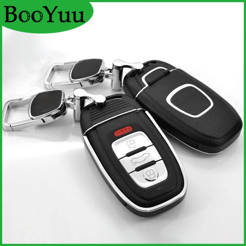 BooYuu ABS длинный вставной ключ с дистанционным управлением чехол для ключей Audi A4L A6L