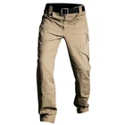 Мужские тактические брюки-карго IX9, повседневные рабочие черные тонкие мешковатые брюки в армейском стиле