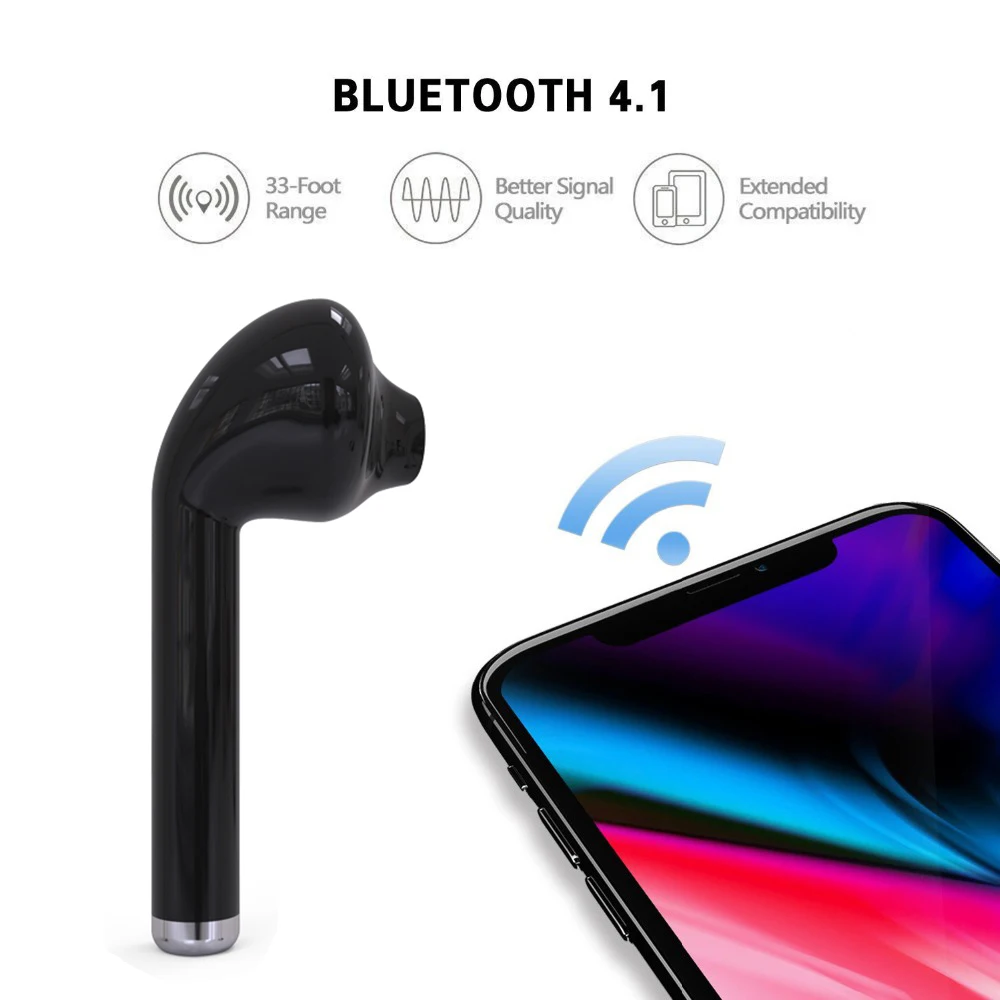 I8L мини bluetooth наушники беспроводная гарнитура вкладыши для Apple iPhone X 8 plus