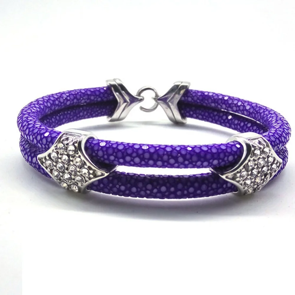 Beichong модный 5 мм зеленый тайский кожаный серебристый браслет с пряжкой из