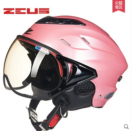 Мотоциклетный шлем ZEUS Классический ретро с полулицевой поверхностью летние