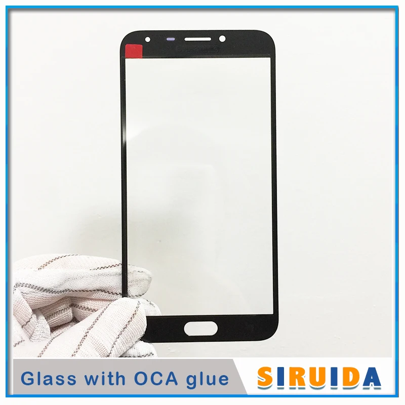 10 шт. линзы с клеем OCA для Samsung J330 J530 J730 J530F J5Pro J7pro 2017 ЖК сенсорный экран передняя