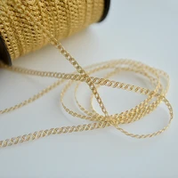 hot sale golden special gold ribbon lace dress cheongsam edge decoration materials g907