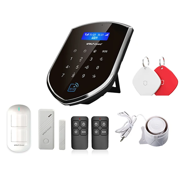 Kit 1 Волк-охранник WM 3g R 3g Wi-Fi Беспроводной домашняя система охранной сигнализации DIY Kit приложение Управление детектор движения Сенсор Комплектующие системы охранной сигнализации(Системы - Цвет: Kit 1