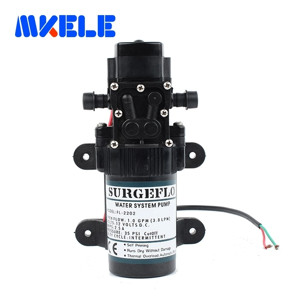 FL-2202 12V DC Mini Submersible water Pumps Diaphragm Pump Vacuum 20m lift Free Shipping | Обустройство дома