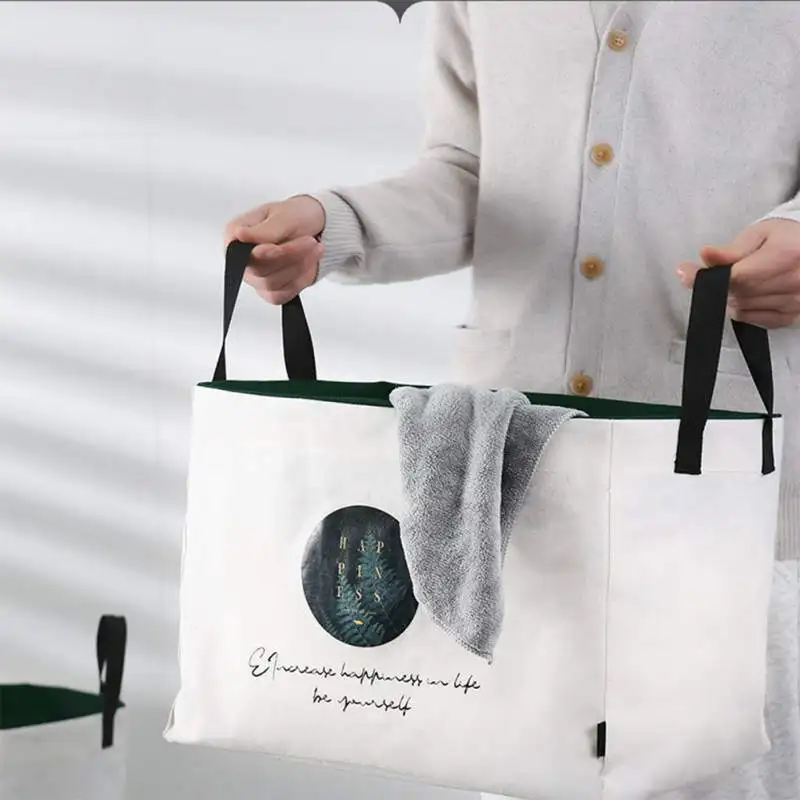 Корзина для белья из мультяшной ткани сумка украшения дома Большая складная