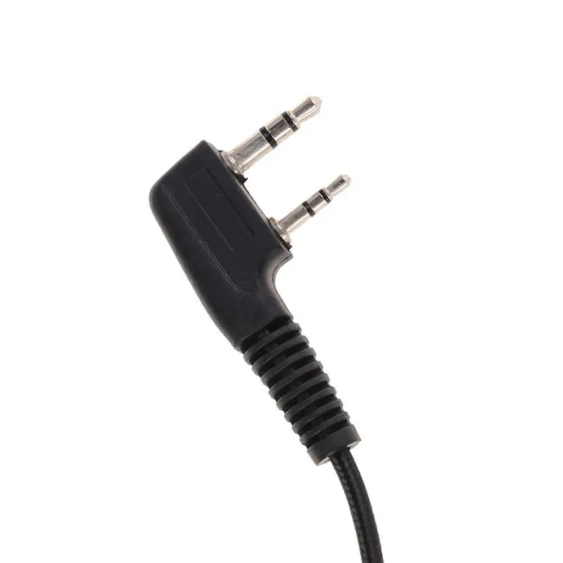 2 Pin шумоподавляющая гарнитура наушники с Ptt микрофоном для Walkie Talkie Kenwood Puxing Wouxun