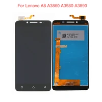 for lenovo a8 a3860 a3580 a3890 lcd display touch screen digitizer assembly replacement phone parts with free tools
