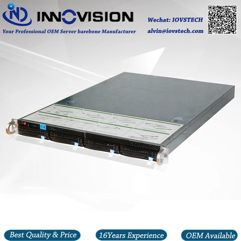Серверный корпус с поддержкой hotswap 1U 4 клиентский barebone X15504|storage server|server 1u1u server |