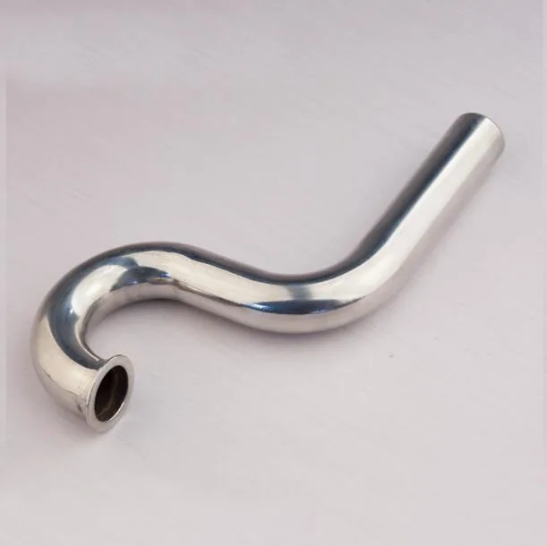 Stainless Steel S Bent Exhaust Pipe 22mm Connecting Tube for RC Gasoline Boat Model 26CC Engine | Игрушки и хобби