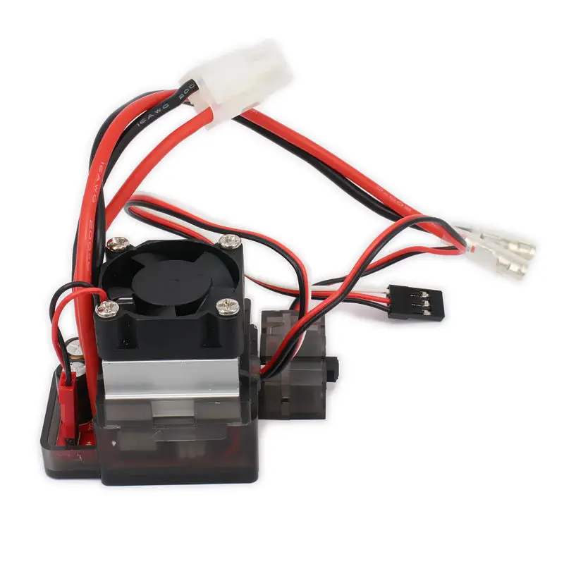 

Bidirectional 320A Brushed Electrical Speed Controller(ESC) with heat sink&cooling fan for 1/10 RC Car/boat HSP HPI WltoysHimoto