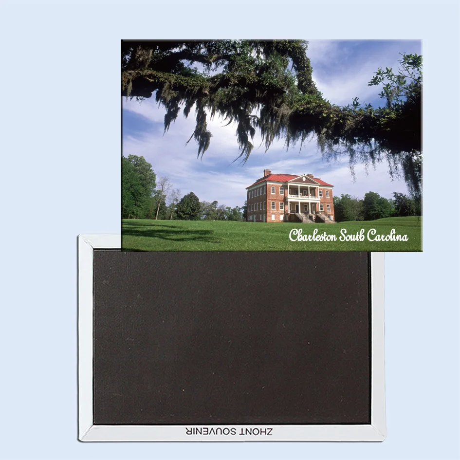 Drayton Hall Plantation Charleston Южная Каролина магнитные наклейки на холодильник