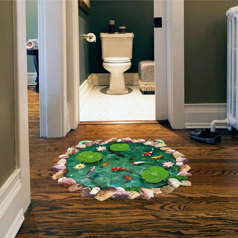 3D наклейки на стену Lotus|3d wall stickers|wall sticker3d |