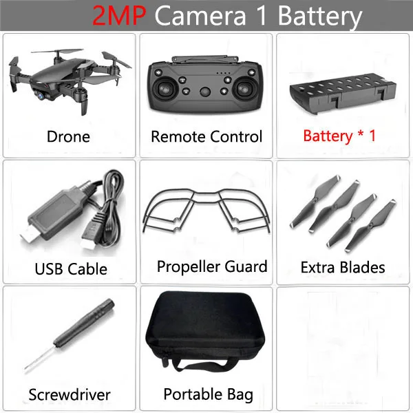 2MP 1 Battery Teeggi X12 Радиоуправляемый Дрон с 2MP широкоугольным WiFi FPV камерой HD мини Дрон складной Квадрокоптер Вертолет VS VISUO XS809HW E58 игрушки - Цвет: 2MP 1 Battery